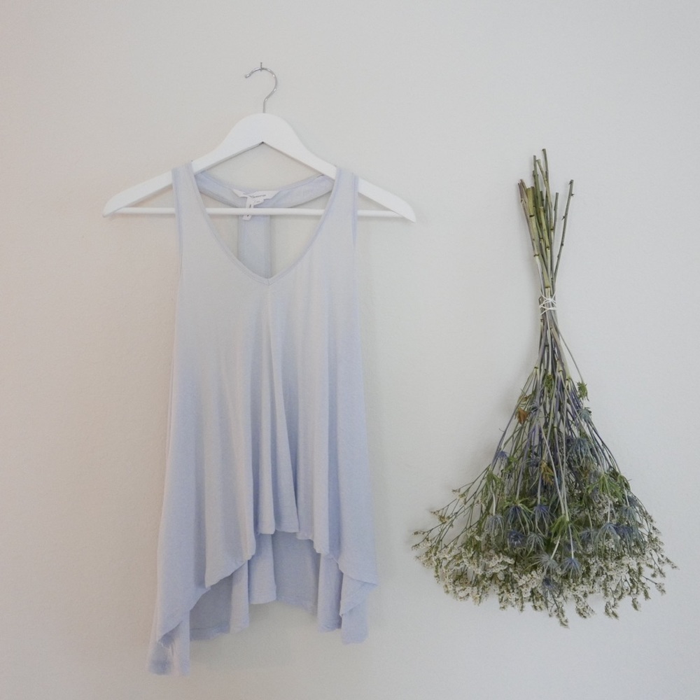 BCBGeneration Baby Blue Top